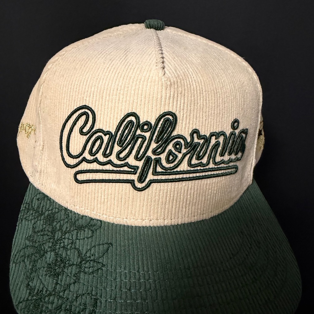 California Green and Cream Hat